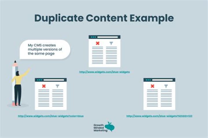 What is duplicate content on a website?
