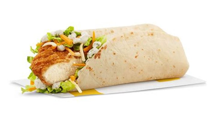 What is in McDonalds veggie wrap?