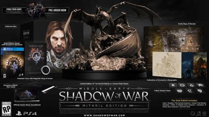What is included in Shadow of War Gold Edition?