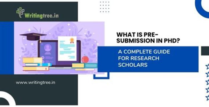 What is pre submission in PhD?