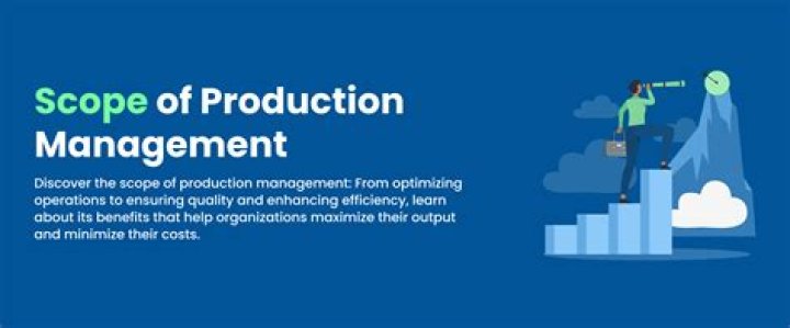 What is scope of production management?