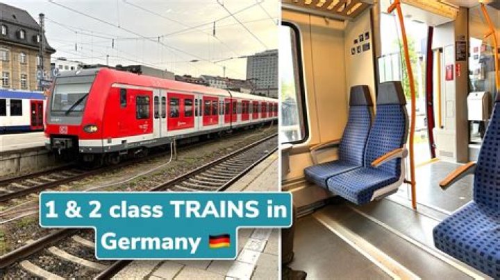 What is the difference between 1st class and 2nd class on German trains?