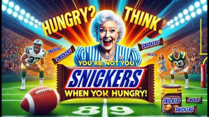 What is the key brand message behind the Snickers you're not you when you're hungry?