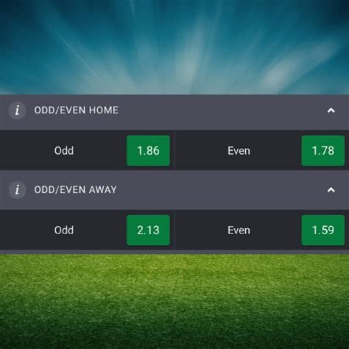 What is the meaning of odd even goals in bet9ja?