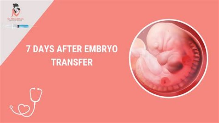 What should be the hCG level after 17 days of embryo transfer?