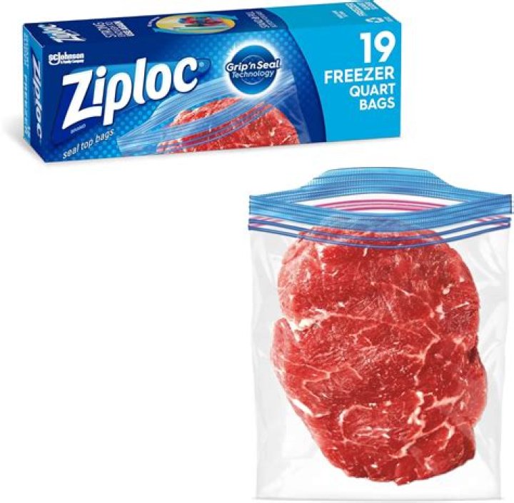 What size is a quart freezer bag?