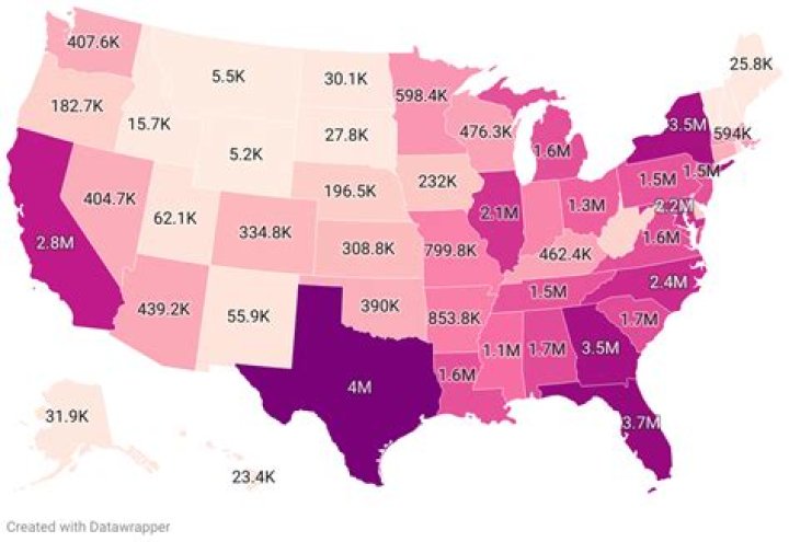 What state has the highest percentage of Medicaid recipients?