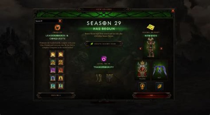 What time will season 20 start Diablo 3?