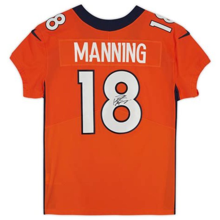 What was Peyton Manning's number?