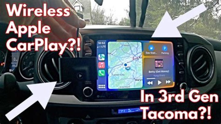When did Tacoma get Apple CarPlay?