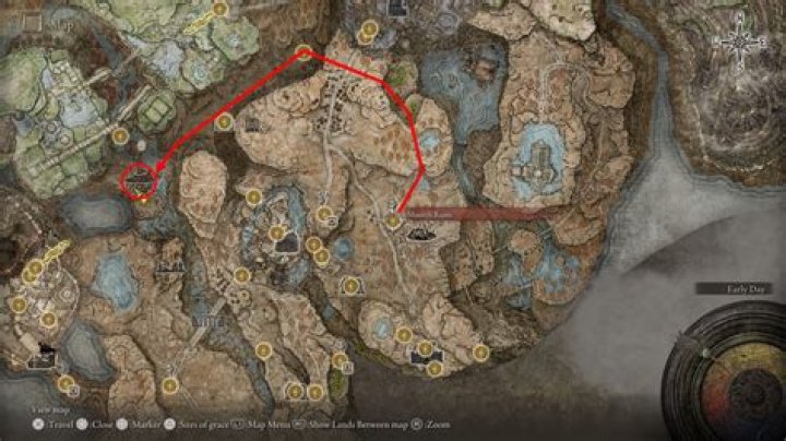 Where can I find ruins of Sescheron?