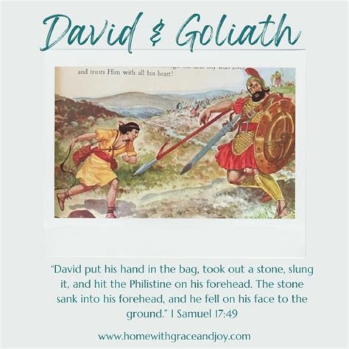 Where did David Bury Goliath's skull?