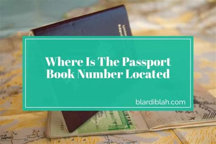 Where do I find my passport book number USA?