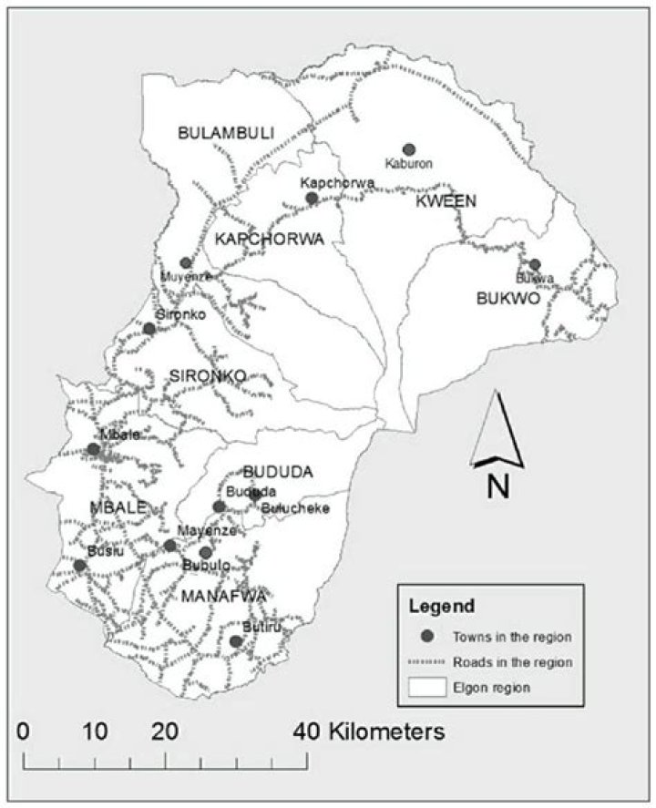 Where is Mount Elgon found?