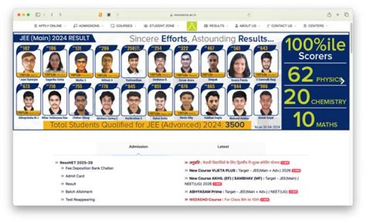 Which is better Allen or resonance for IIT?