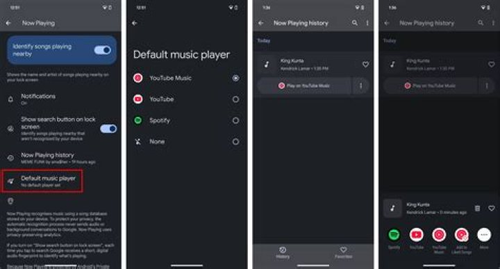 Which is the default music player?
