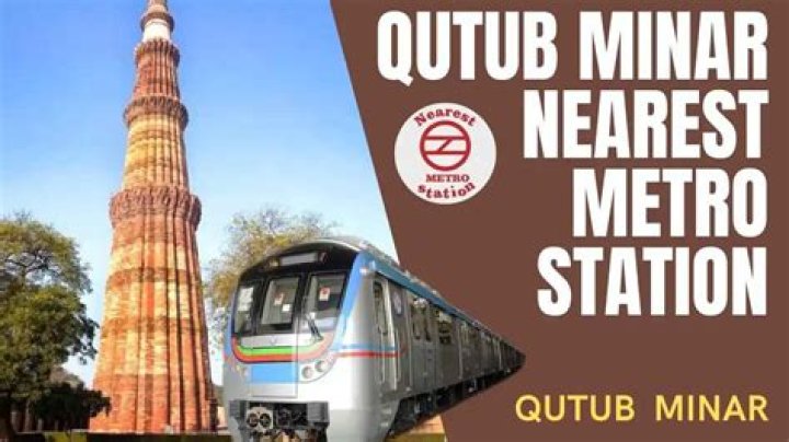 Which metro station is near to Qutub Minar?
