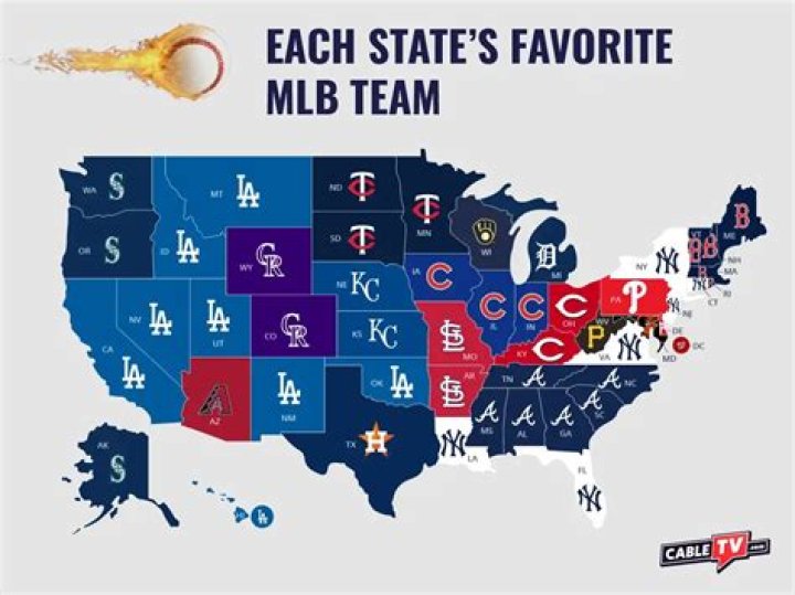 Which MLB team has moved the most?