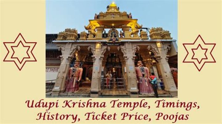 Who built Udupi Krishna Temple?