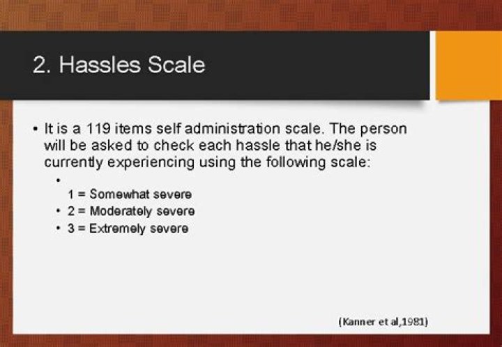 Who created the hassles and uplifts scale?