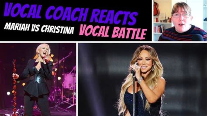 Who is Christina Aguilera vocal coach?