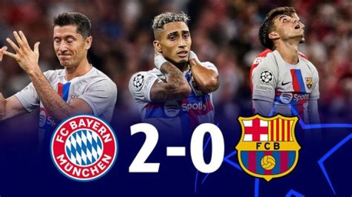 Who scored for Bayern Munich vs Barcelona?