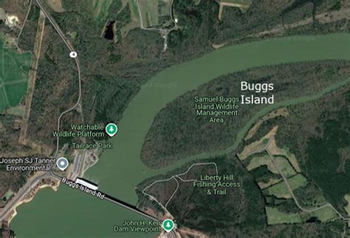 Why is Kerr Lake called Buggs Island?