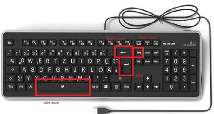 Wie kann ich meine Tastatur wieder auf Deutsch umstellen?