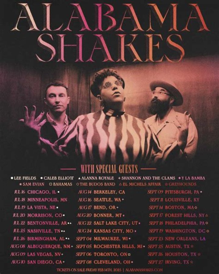 Will Alabama Shakes tour again?