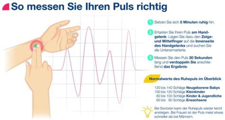 Woher kommt ein zu hoher Puls?